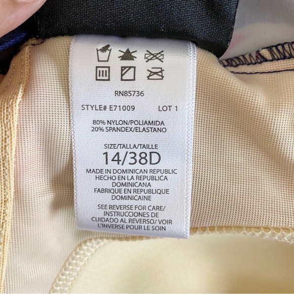 Roxanne Bra Sized One-Piece Swimsuit  Body Shaping 38D - Picture 11 of 12